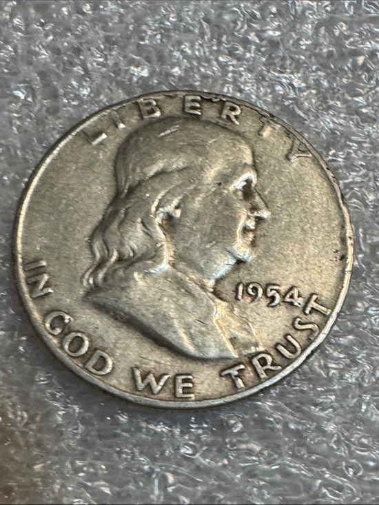 Other - Silver Franklin Half Dollar Coin (1954)